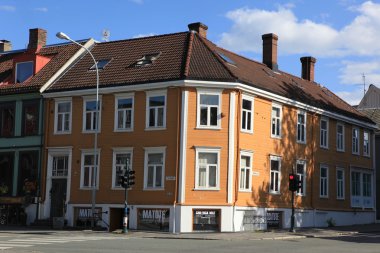 Tipik evleri, trondheim, Norveç