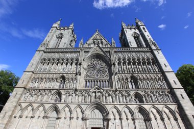 nidaros cathedral, trondheim, Norveç
