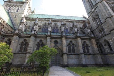 yard nidaros cathedral, trondheim, Norveç