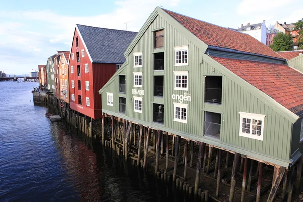 Buildings in Trondheim — Stock Photo, Image