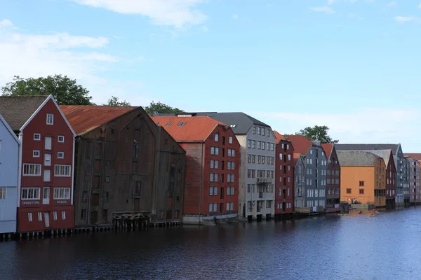 Stadsbilden i trondheim, Norge — Stockfoto