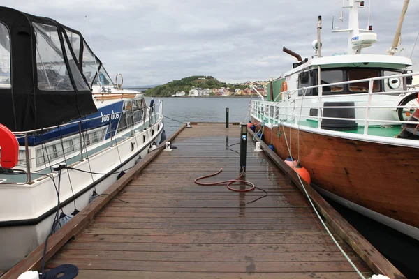 Kuzey Denizi, Kristiansund 'da tekne.. — Stok fotoğraf