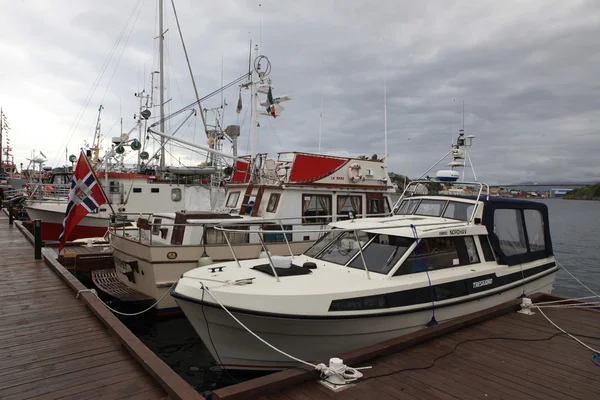 Kuzey Denizi, Kristiansund 'da tekne.. — Stok fotoğraf