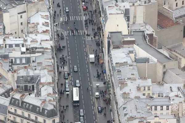 View over street of Paris — Stock Photo, Image