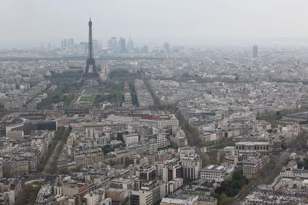 Eiffel Tower and roofs of Paris France — Stock Photo, Image