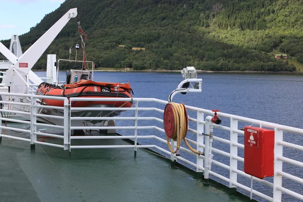 A bordo di una nave, Norvegia — Foto Stock