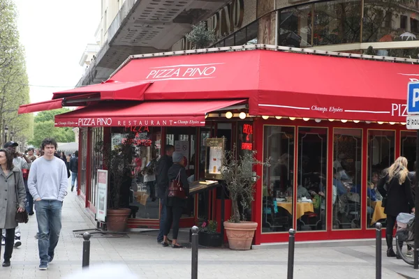 On a street of Paris — Stock Photo, Image