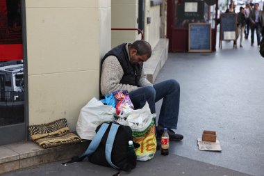 Paris'te evsizler