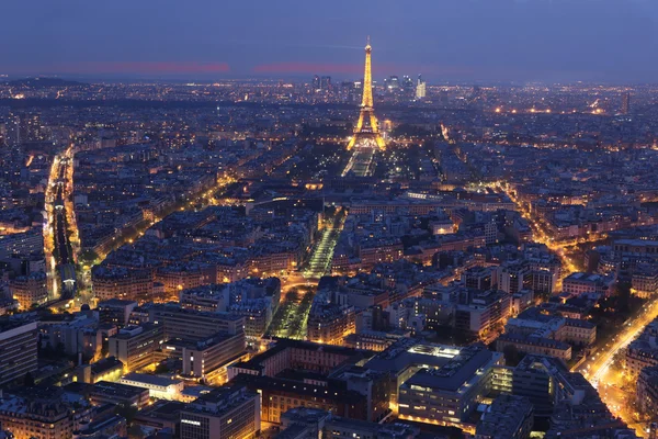 PARIS - APRIL 27 : View of the Paris and Tower Eiffel on April — Stock Photo, Image