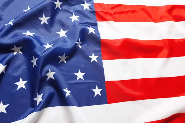 Closeup of American flag — Stock Photo, Image