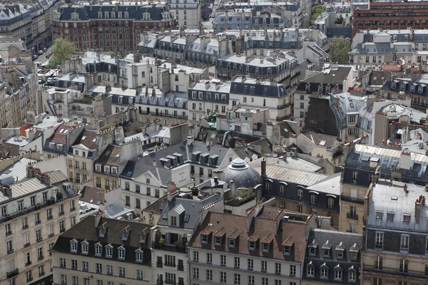 Париж виден с вершины башни Монпарнас — стоковое фото