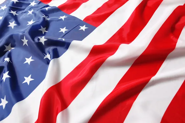 Closeup of American flag — Stock Photo, Image