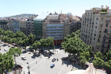 barcelona Panoraması. İspanya
