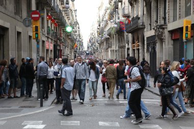 Barselona turistik sokakları