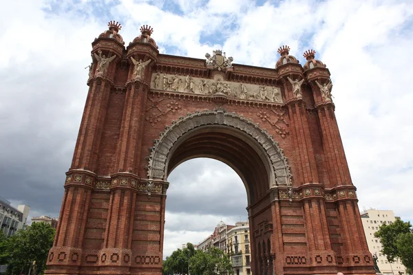 Arco do Triunfo Barcelona — Fotografia de Stock