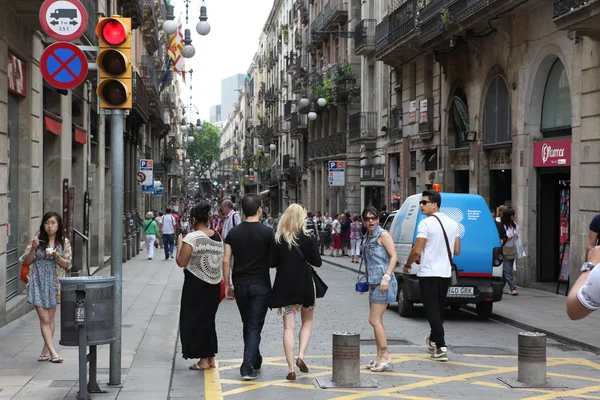 Calles de Barcelona — Foto de Stock
