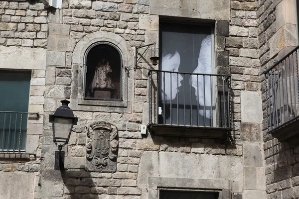 Fachada de construção em Barcelona — Fotografia de Stock