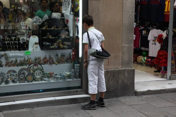 Покупки в Барселоні — стокове фото