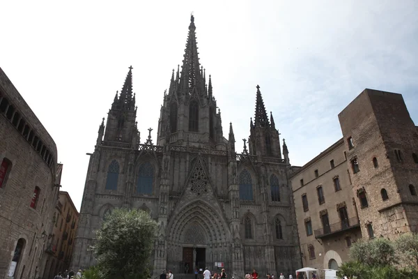 Kathedrale von Barcelona in Katalonien, Spanien — Stockfoto