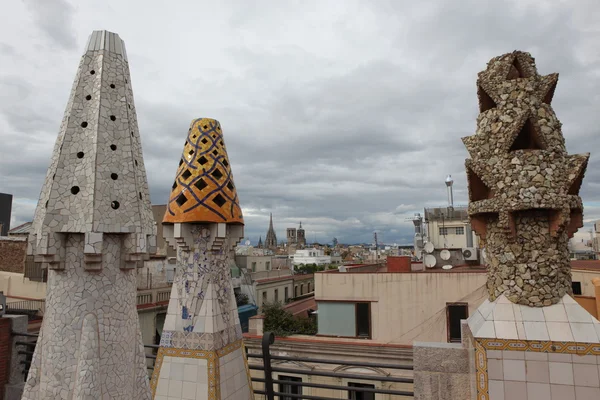 バルセロナの素晴らしい屋根 — ストック写真