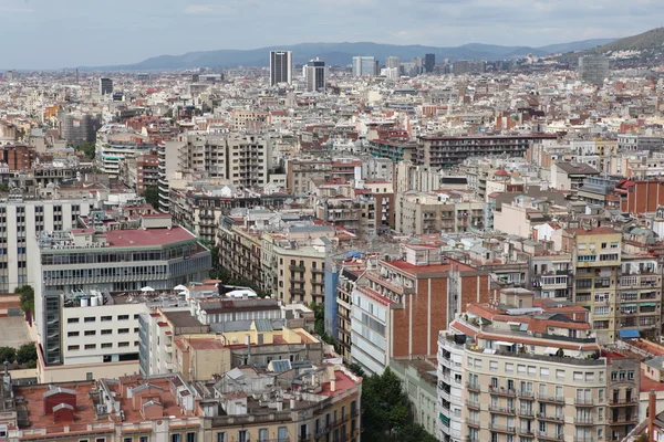 Barcelona Panoraması. İspanya — Stok fotoğraf