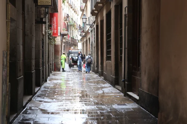 Straßen von Barcelona — Stockfoto