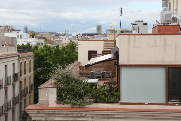 Amazing roofs of Barcelona — Stock Photo, Image