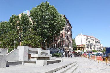 madrid, İspanya başkenti sokaklarında