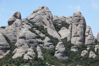 montserrat yakınındaki dağ