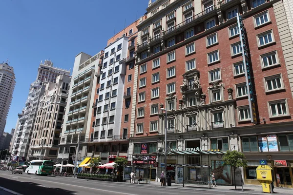 Будівлю в Мадриді — стокове фото
