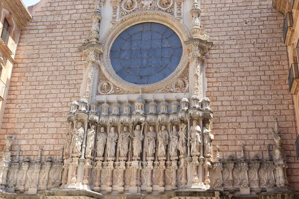 Santa maria de montserrat klášter. Katalánsko, Španělsko. — Stock fotografie