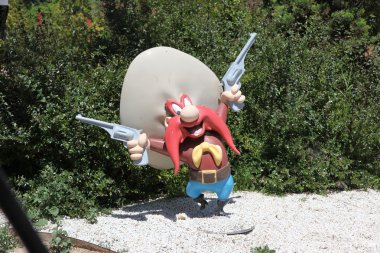 çizgi film kahramanı silahlı. İspanya