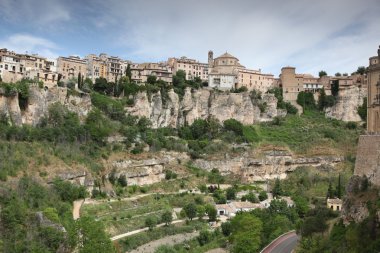 cuenca, İspanya, heucar gorge unesco Cliff evleri
