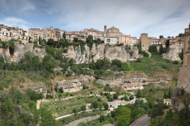 Cliff Houses of Cuenca, Heucar Gorge, Spain, UNESCO clipart