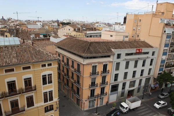 Over de daken van valencia, Spanje. — Stockfoto
