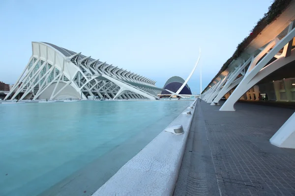La ville des arts et des villes de Valence, Espagne — Photo