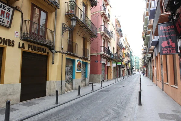 Іспанська вулиць у Valencia — стокове фото