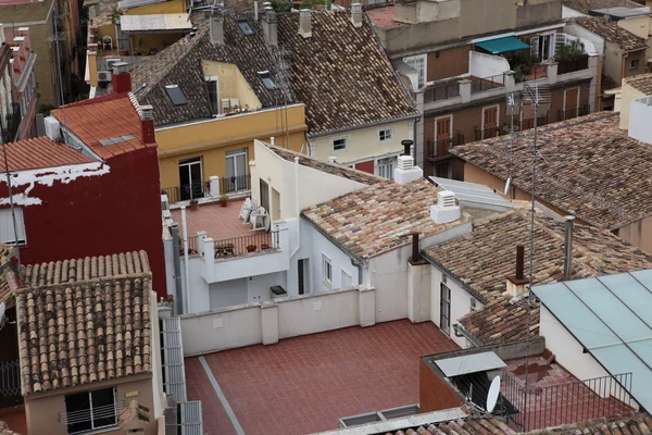 Utsikt över valencia tak — Stockfoto