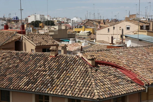 Over the roofs of Valencia, Spain. — Stock Photo, Image