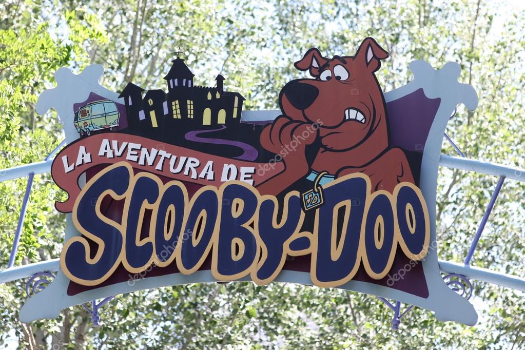 Attraction in Warner brothers park. Madrid