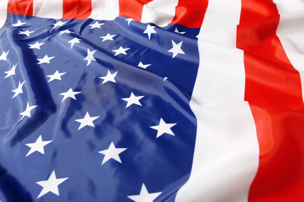 Closeup of American flag — Stock Photo, Image