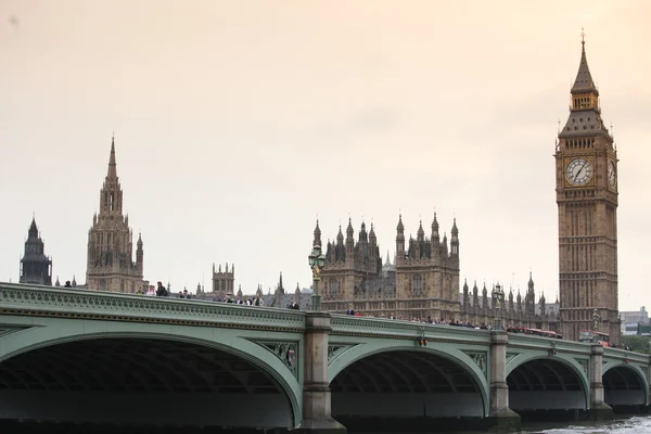 Big Ben, arquitectura gótica de Londres, Reino Unido — Foto de Stock