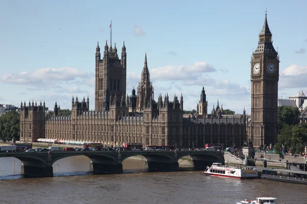 Big ben, Londen gotische architectuur, Verenigd Koninkrijk — Stockfoto