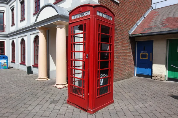 The Red telephone box, London, UK — Stock Photo, Image