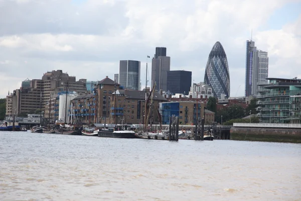 伦敦市是全球领先的金融中心之一 — 图库照片