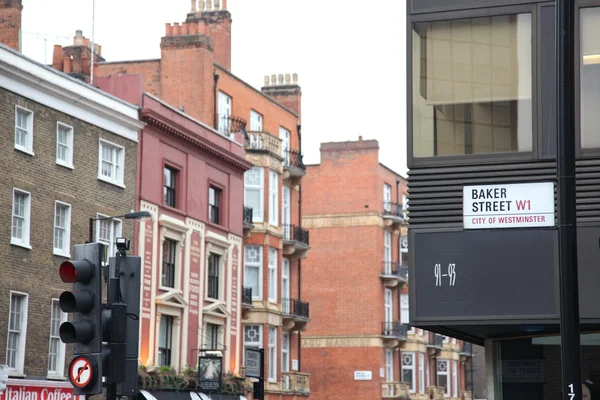 Baker straatnaambord, westminster, london, Verenigd Koninkrijk — Stockfoto
