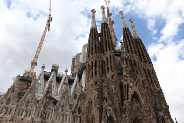 Barcelona İspanya - Haziran 9: La Sagrada Familia