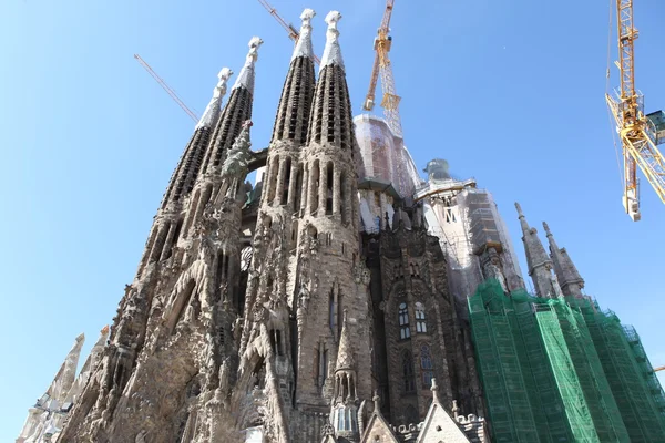 BARCELONA SPAIN - JUNE 9: La Sagrada Familia — Stock Photo, Image