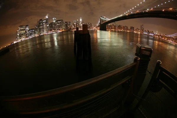 Nacht in new york — Stockfoto