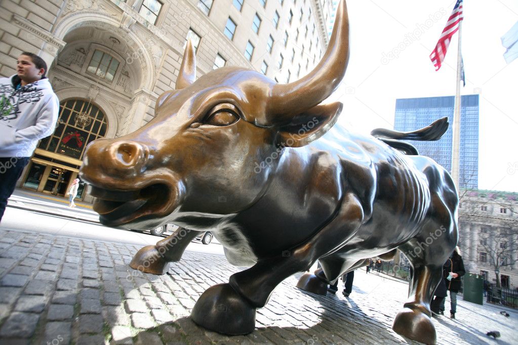 Bull in NY Wall Street Stock Editorial Photo © konstantin32 30164987